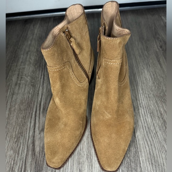 179$ COLE HAAN coastal Golden Toffee Suede Ankle Boots NWOT - Picture 7 of 10